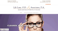 Desktop Screenshot of lililamoptometry.com